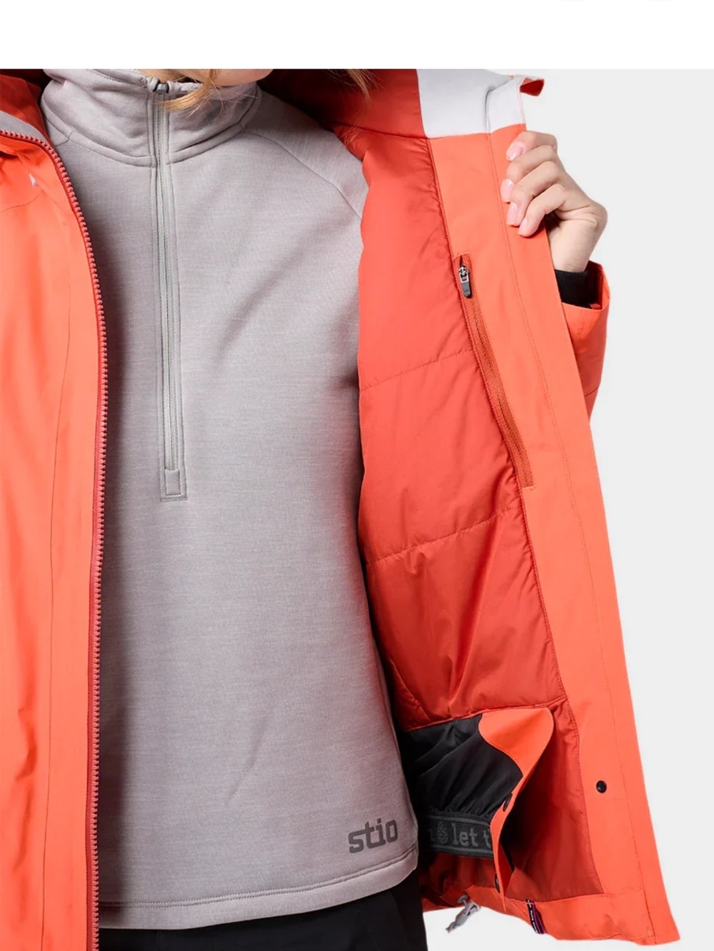 Stio Doublecharge Insulated Neon Bloom Hooded Jacket Coat - Sz Small, NWOT - Picture 3 of 15